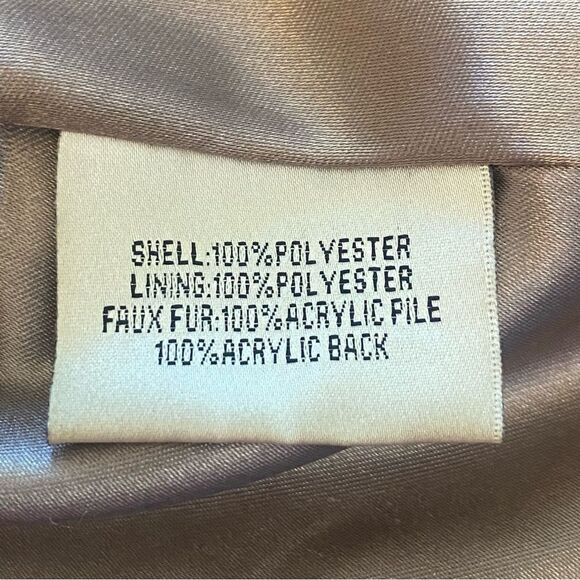 High Line Vintage Southwest Style Coat W/Faux Fur Collar and Cuffs Size Medium - Picture 4 of 16